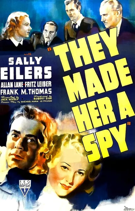 Framed Print : THEY MADE HER A SPY, US poster art, top from left: Sally Eilers, Theodore von Eltz, Allan Lane, Addison Richards; bottom from left: Allan Lane, Sally Eilers, 1939