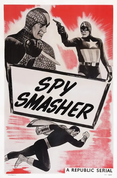 Framed Print : SPY SMASHER, US poster art, Kane Richmond, 1942