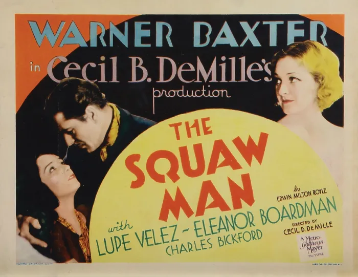 Framed Print : THE SQUAW MAN, lobbycard, from left: Lupe Velez, Warner Baxter, Eleanor Boardman, 1931