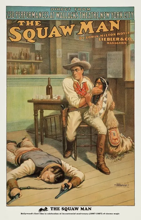 Framed Print : THE SQUAW MAN, US poster art, 1914