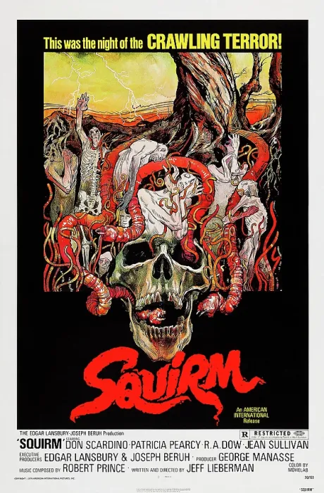Framed Print : SQUIRM, US poster, 1976 Framed Print : SQUIRM, US poster, 1976
