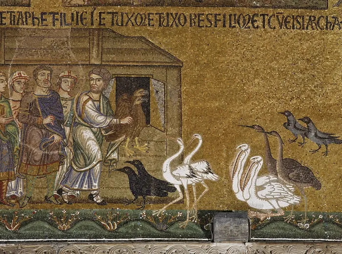 Framed Print : St Marks Basilica, Venice, by Unknown Artist, 10th Century, - Italy, Veneto, Venice, San Marco Basilica. Detail. South Vault. Noah and his family enter into the Ark Framed Print : St Marks Basilica, Venice, by Unknown Artist, 10th Century, - Italy, Veneto, Venice, San Marco Basilica. Detail. South Vault. Noah and his family enter into the Ark