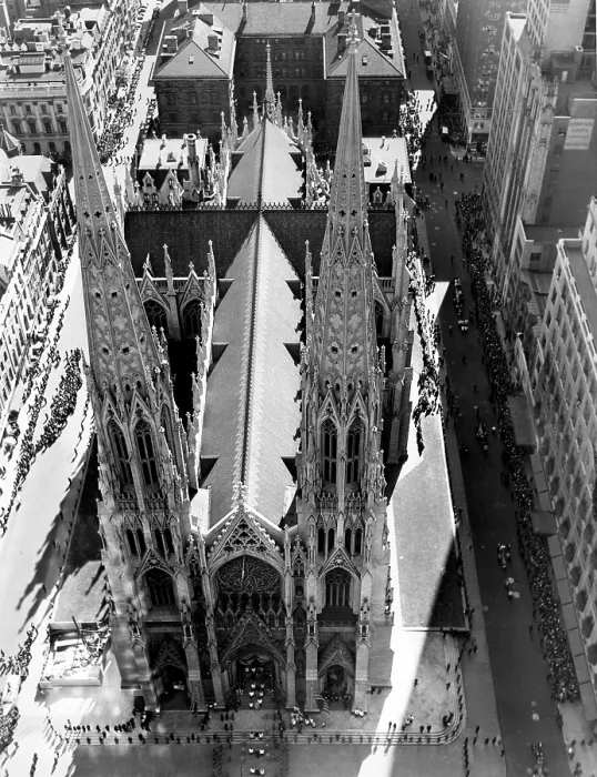 Framed Print : St. Patrick's Cathedral, New York City, September, 1938. Courtesy: CSU Archives / Everett Collection