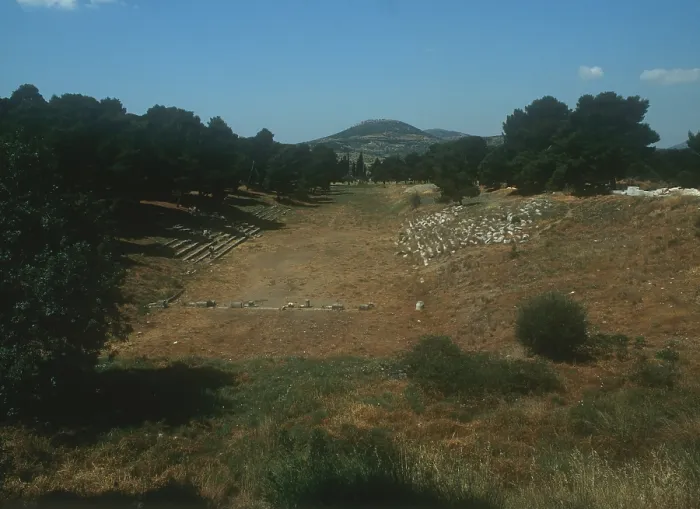 Framed Print : Stadium - Greece, Epidauros. Whole artwork view. View of the remains - 2004 / Luca Mozzati / Archivio Luca Mozzati / Mondadori Portfolio / Everett Collection (1793269)**US SALES ONLY**