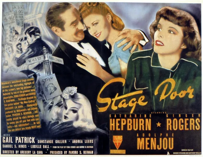 Framed Print : STAGE DOOR, Adolphe Menjou, Ginger Rogers, Katharine Hepburn, 1937 Framed Print : STAGE DOOR, Adolphe Menjou, Ginger Rogers, Katharine Hepburn, 1937
