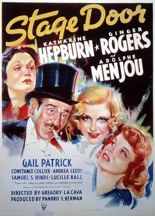 Framed Print : STAGE DOOR, Adolphe Menjou, Ginger Rogers, Katharine Hepburn, 1937 Framed Print : STAGE DOOR, Adolphe Menjou, Ginger Rogers, Katharine Hepburn, 1937