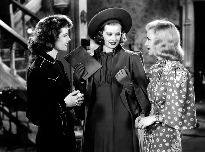 Framed Print : STAGE DOOR, Katharine Hepburn, Lucille Ball, Ginger Rogers, 1937