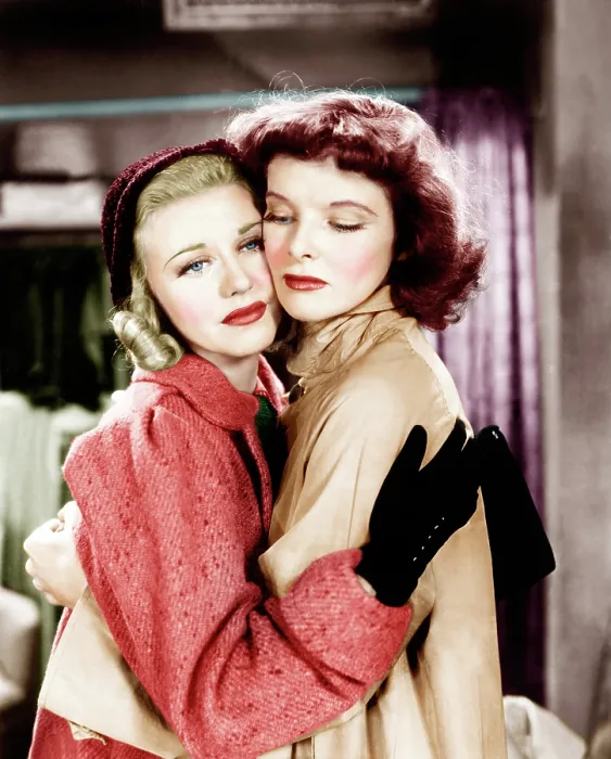 Framed Print : STAGE DOOR, from left: Ginger Rogers, Katharine Hepburn, 1937 Framed Print : STAGE DOOR, from left: Ginger Rogers, Katharine Hepburn, 1937