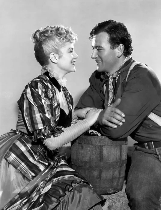 Framed Print : STAGECOACH, Claire Trevor, John Wayne, 1939