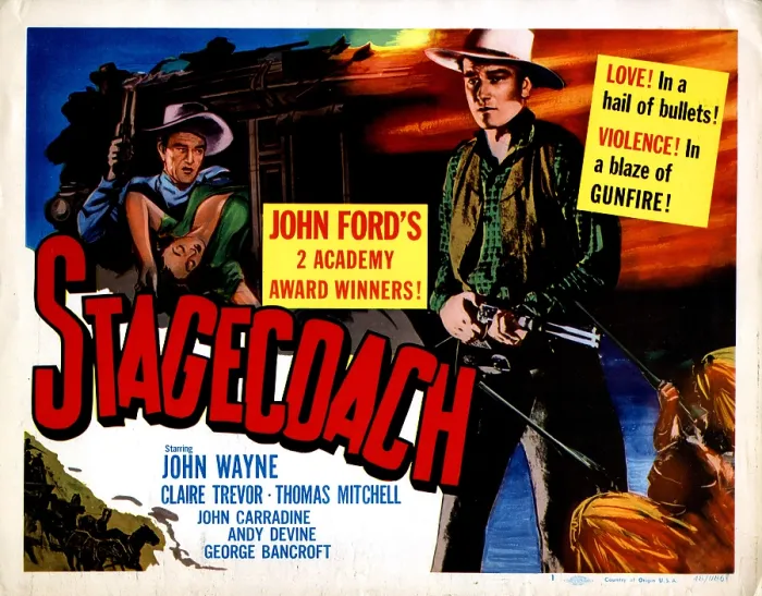 Framed Print : STAGECOACH, John Wayne, 1939