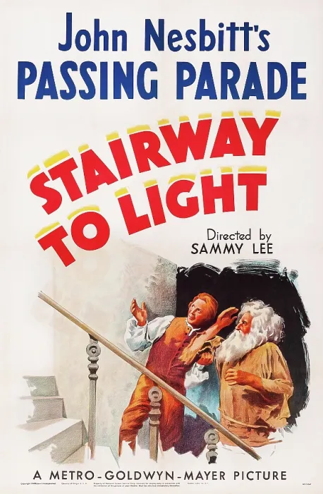 Framed Print : STAIRWAY TO LIGHT, (aka PASSING PARADE NO. 54: STAIRWAY TO LIGHT), US poster art, 1945