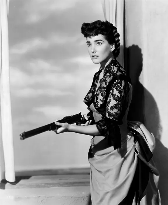 Framed Print : THE STAND AT APACHE RIVER, Julie Adams, 1953 Framed Print : THE STAND AT APACHE RIVER, Julie Adams, 1953