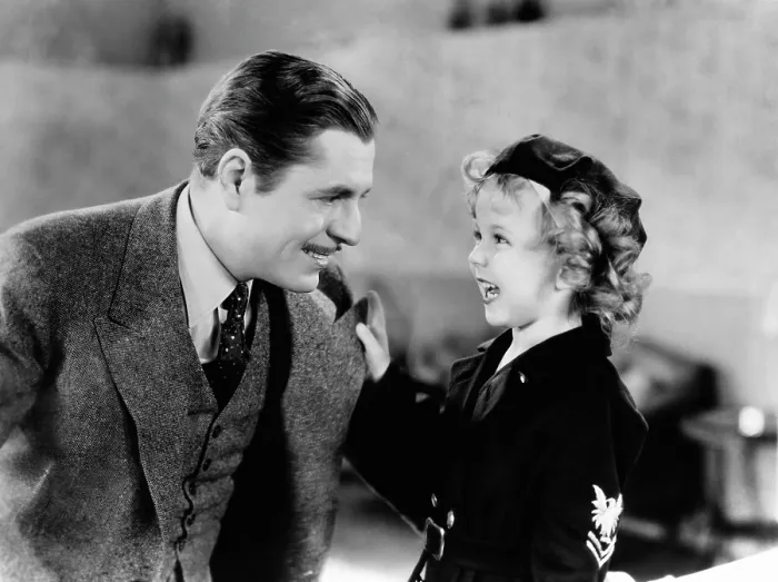 Framed Print : STAND UP AND CHEER!, from left: Warner Baxter, Shirley Temple, 1934, TM & Copyright 20th Century Fox Film Corp. / courtesy Everett Collection Framed Print : STAND UP AND CHEER!, from left: Warner Baxter, Shirley Temple, 1934, TM & Copyright 20th Century Fox Film Corp. / courtesy Everett Collection