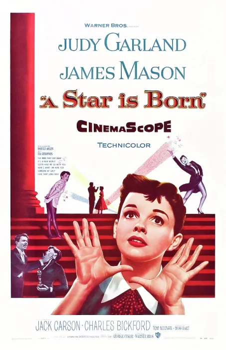 Framed Print : A STAR IS BORN, US poster art, Judy Garland, 1954 Framed Print : A STAR IS BORN, US poster art, Judy Garland, 1954