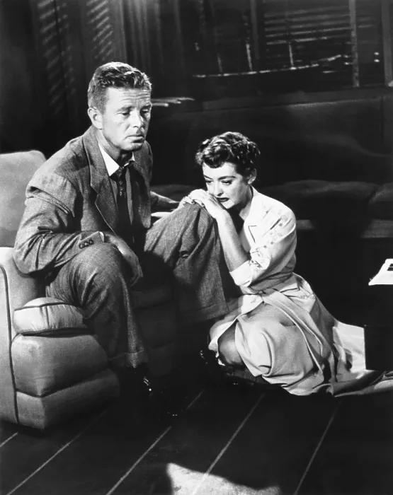 Framed Print : THE STAR, from left, Sterling Hayden, Bette Davis, 1952
