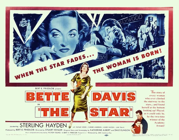Framed Print : THE STAR, US poster art, Bette Davis, Sterling Hayden, 1952 Framed Print : THE STAR, US poster art, Bette Davis, Sterling Hayden, 1952