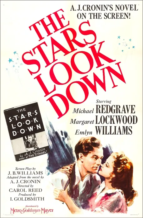 Framed Print : THE STARS LOOK DOWN, US poster, from left: Michael Redgrave, Margaret Lockwood, 1940 Framed Print : THE STARS LOOK DOWN, US poster, from left: Michael Redgrave, Margaret Lockwood, 1940
