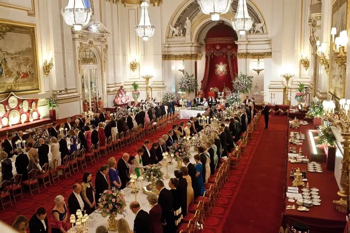 Framed Print : State Banquet for President Barack Obama hosted by Queen Elizabeth II at Buckingham Palace. London, England, May 24, 2011. (BSLOC_2015_3_216) Framed Print : State Banquet for President Barack Obama hosted by Queen Elizabeth II at Buckingham Palace. London, England, May 24, 2011. (BSLOC_2015_3_216)