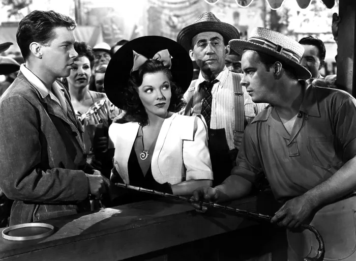 Framed Print : STATE FAIR, Dick Haymes, Vivian Blaine, Harry Morgan, 1945, TM and Copyright (c) 20th Century-Fox Film Corp. All Rights Reserved
