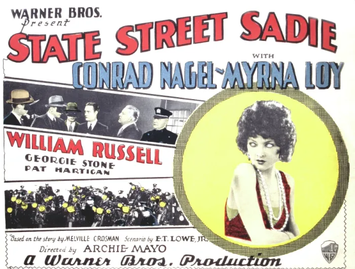 Framed Print : STATE STREET SADIE, Myrna Loy, 1928