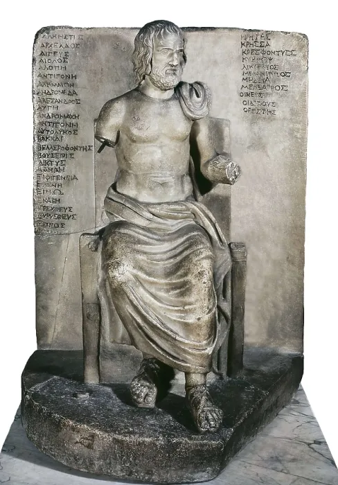 Framed Print : Statue of Euripides. 2nd c. BC. Copy of Greek original. Roman art. Sculpture on marble. FRANCE. Paris. Louvre Museum. Proc: ITALY. Rome. AISA / Everett Collection**US SALES ONLY** Framed Print : Statue of Euripides. 2nd c. BC. Copy of Greek original. Roman art. Sculpture on marble. FRANCE. Paris. Louvre Museum. Proc: ITALY. Rome. AISA / Everett Collection**US SALES ONLY**