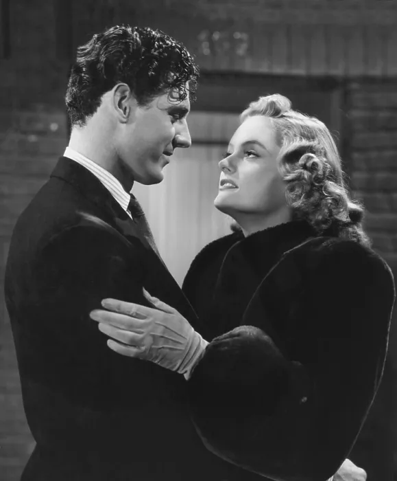 Framed Print : STEEL AGAINST THE SKY, from left, Craig Stevens, Alexis Smith, 1941
