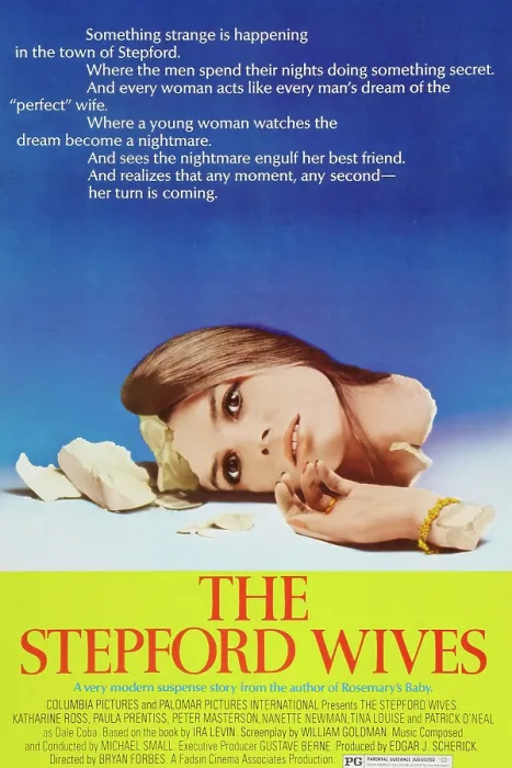 Framed Print : THE STEPFORD WIVES, Katharine Ross on poster art, 1975