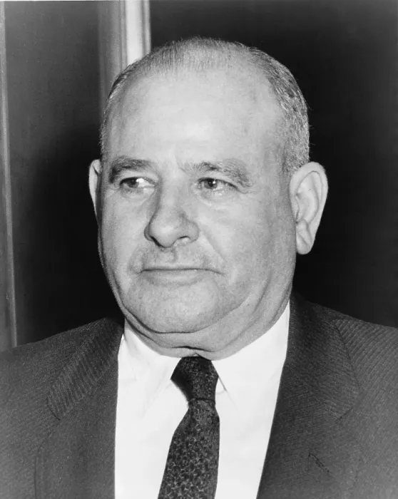 Framed Print : Steve Magaddino (1891-1974) long time crime boss of the Buffalo, New York organization, kidnapped Joe Bonnano in 1964. He lost power in the decade before his death in 1974