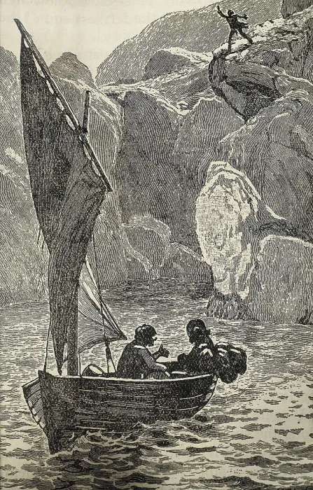 Framed Print : STEVENSON, Robert Louis (1850-1894). 'Kidnapped'. Illustration. Etching. SPAIN. Barcelona. Biblioteca de Catalunya (National Library of Catalonia)