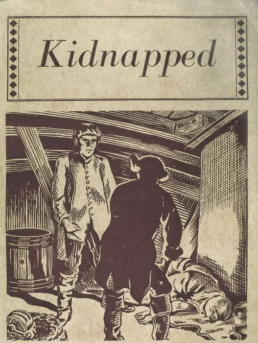 Framed Print : STEVENSON, Robert Louis (1850-1894). 'Kidnapped'. Title page. Painting. SPAIN. Barcelona. Biblioteca de Catalunya (National Library of Catalonia)