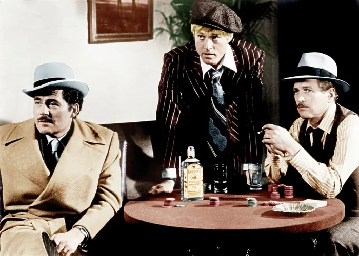Framed Print : THE STING, from left: Robert Shaw, Robert Redford, Paul Newman, 1973