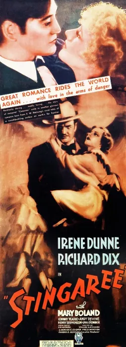 Framed Print : STINGAREE, l-r: Richard Dix, Irene Dunne on insert poster, 1934 Framed Print : STINGAREE, l-r: Richard Dix, Irene Dunne on insert poster, 1934