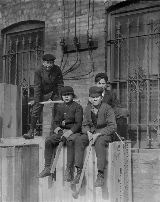 Framed Print : Stock boys and hustlers in yard of Dey Bros. & Company Department Store. 11:30 A.M. Syracuse, New York, photograph by Lewis Wickes Hine, February, 1910 Framed Print : Stock boys and hustlers in yard of Dey Bros. & Company Department Store. 11:30 A.M. Syracuse, New York, photograph by Lewis Wickes Hine, February, 1910