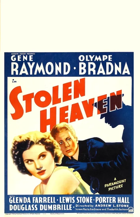Framed Print : STOLEN HEAVEN, from left: Olympe Bradna, Gene Raymond, 1938 Framed Print : STOLEN HEAVEN, from left: Olympe Bradna, Gene Raymond, 1938