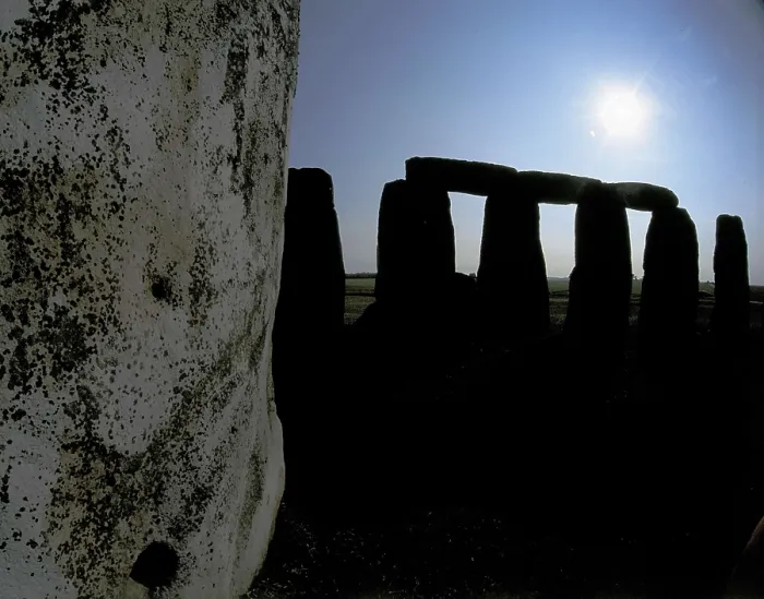 Framed Print : Stonehenge. UNITED KINGDOM. ENGLAND. SOUTH WEST ENGLAND. Amesbury. Stonehenge. Bronze Age. ; Neolithic art. AISA / Everett Collection**US SALES ONLY**