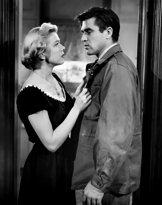 Framed Print : STORM WARNING, from left, Doris Day, Steve Cochran, 1951 Framed Print : STORM WARNING, from left, Doris Day, Steve Cochran, 1951