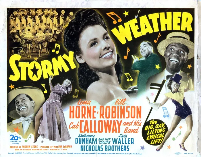Framed Print : STORMY WEATHER, US poster, from left: Cab Calloway, Lena Horne, Bill Robinson, 1943, TM and Copyright 20th Century Fox Film Corp. All rights reserved. / courtesy Everett Collection Framed Print : STORMY WEATHER, US poster, from left: Cab Calloway, Lena Horne, Bill Robinson, 1943, TM and Copyright 20th Century Fox Film Corp. All rights reserved. / courtesy Everett Collection