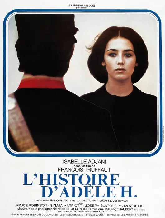 Framed Print : THE STORY OF ADELE H, (aka L'HISTOIRE D'ADELE H.), French poster art, Isabelle Adjani, 1975 Framed Print : THE STORY OF ADELE H, (aka L'HISTOIRE D'ADELE H.), French poster art, Isabelle Adjani, 1975