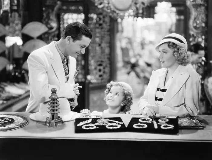 Framed Print : STOWAWAY, from left: Robert Young, Shirley Temple, Alice Faye, 1936, TM & Copyright 20th Century Fox Film Corp. / courtesy Everett Collection Framed Print : STOWAWAY, from left: Robert Young, Shirley Temple, Alice Faye, 1936, TM & Copyright 20th Century Fox Film Corp. / courtesy Everett Collection