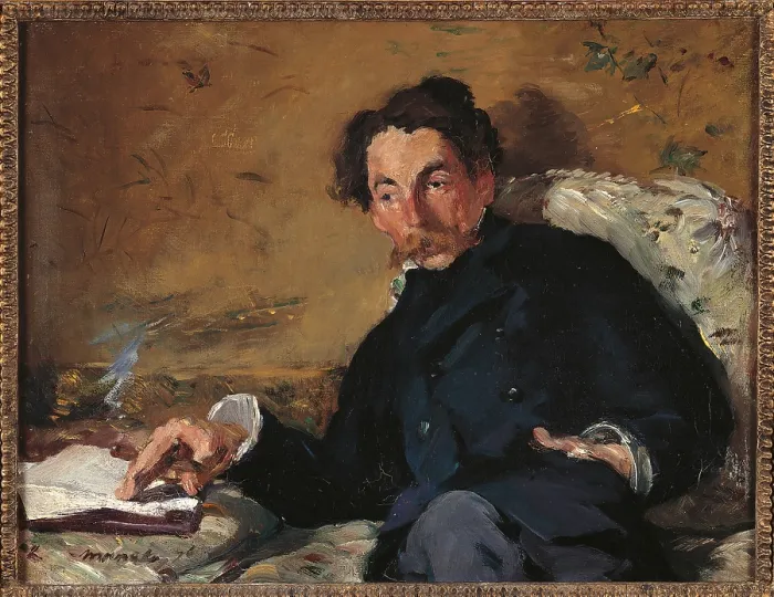 Framed Print : Stphane Mallarm, by Edouard Manet, 1876, 19th Century, oil on canvas, cm 27, 5 x 36 - France, Ile de France, Paris, Muse dOrsay, RF2661. All Framed Print : Stphane Mallarm, by Edouard Manet, 1876, 19th Century, oil on canvas, cm 27, 5 x 36 - France, Ile de France, Paris, Muse dOrsay, RF2661. All