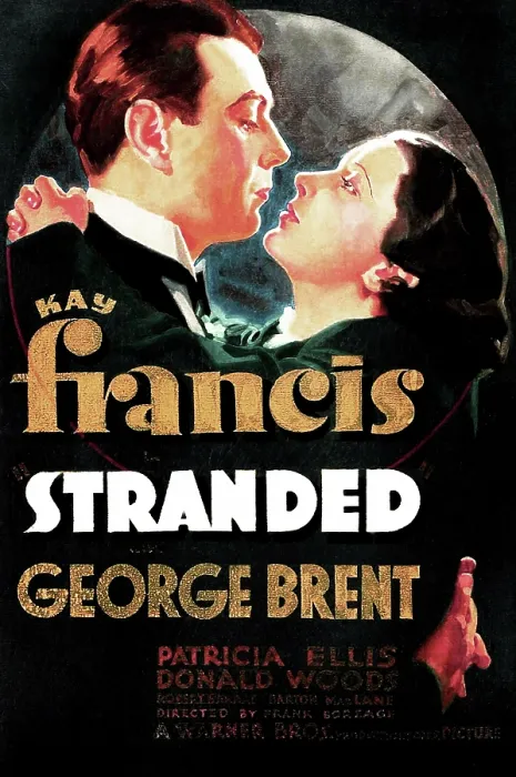 Framed Print : STRANDED, US poster art, from left: George Brent, Kay Francis, 1935