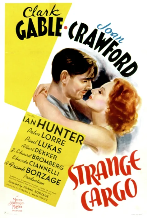 Framed Print : STRANGE CARGO, Clark Gable, Joan Crawford, 1940