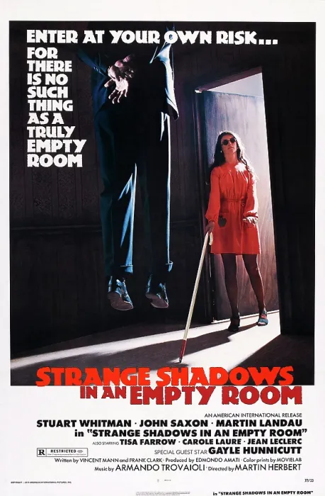 Framed Print : STRANGE SHADOWS IN AN EMPTY ROOM, (aka UNA MAGNUM SPECIAL PER TONY SAITTA), US poster, Tisa Farrow, 1976