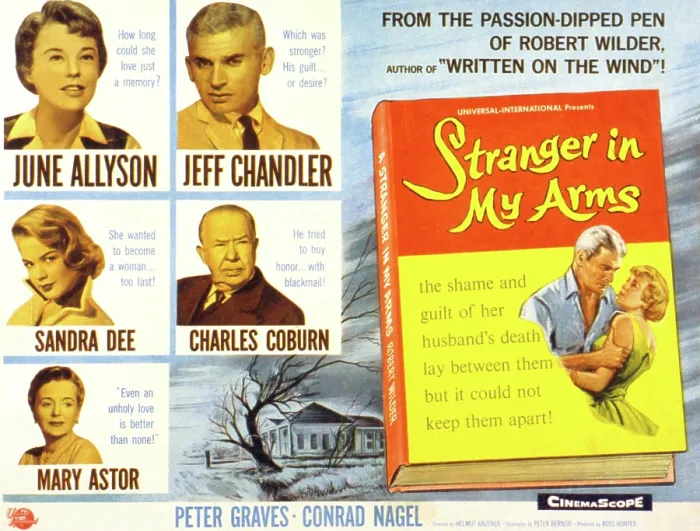 Framed Print : STRANGER IN MY ARMS, June Allyson, Jeff Chandler, Sandra Dee, Charles Coburn, Mary Astor, 1959 Framed Print : STRANGER IN MY ARMS, June Allyson, Jeff Chandler, Sandra Dee, Charles Coburn, Mary Astor, 1959