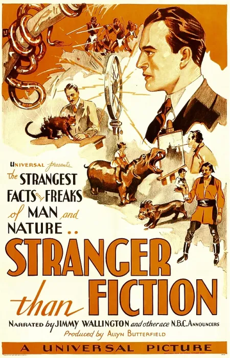 Framed Print : STRANGER THAN FICTION, top right: Jimmy Wallington, 1934 Framed Print : STRANGER THAN FICTION, top right: Jimmy Wallington, 1934