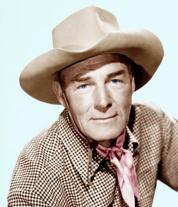 Framed Print : THE STRANGER WORE A GUN, Randolph Scott, 1953