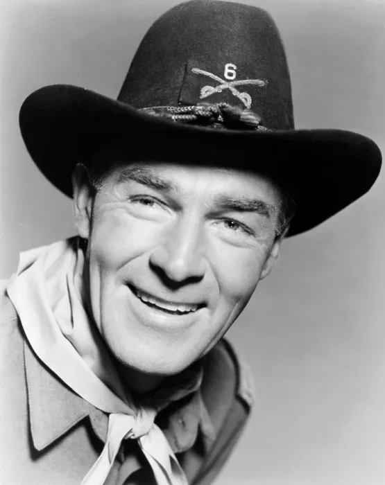 Framed Print : THE STRANGER WORE A GUN, Randolph Scott, 1953