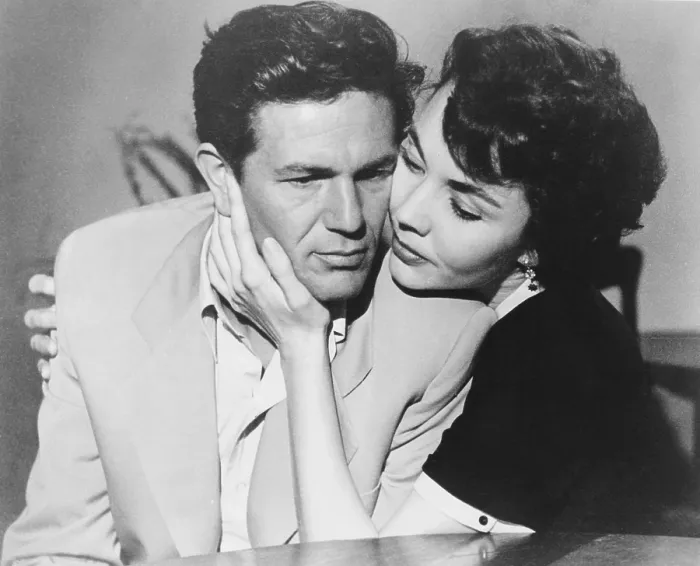Framed Print : WE WERE STRANGERS, from left: John Garfield, Jennifer Jones, 1949
