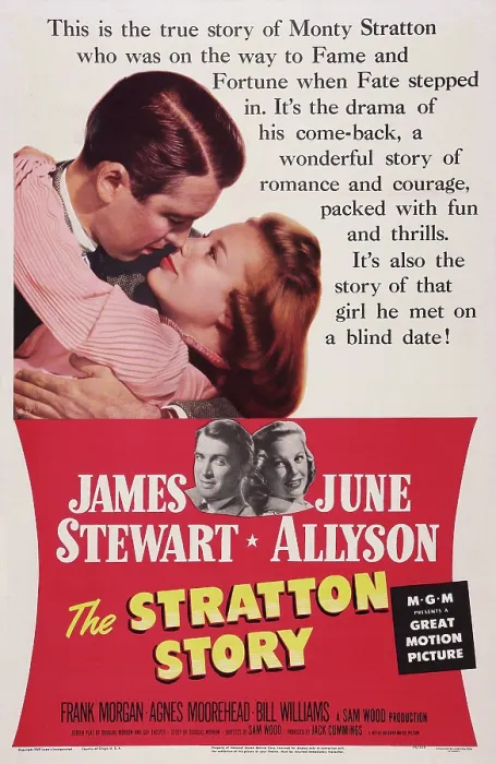 Framed Print : THE STRATTON STORY, US poster art, James Stewart, June Allyson, 1949 Framed Print : THE STRATTON STORY, US poster art, James Stewart, June Allyson, 1949