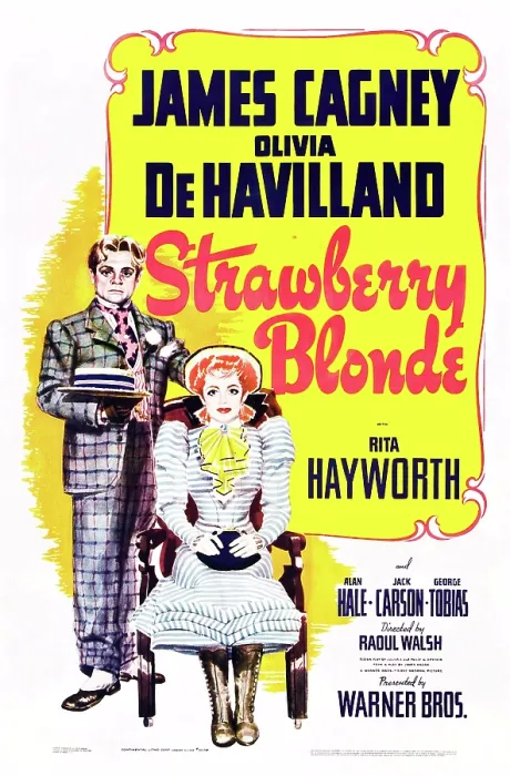 Framed Print : THE STRAWBERRY BLONDE, US poster, James Cagney, Olivia de Havilland, 1941 Framed Print : THE STRAWBERRY BLONDE, US poster, James Cagney, Olivia de Havilland, 1941